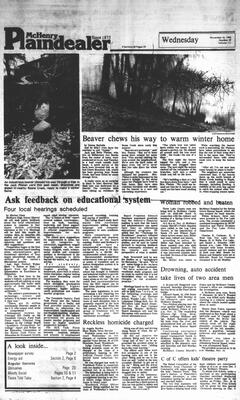 McHenry Plaindealer (McHenry, IL), 16 Nov 1983