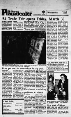 McHenry Plaindealer (McHenry, IL), 28 Mar 1984