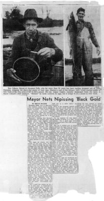 Mayor Nets Nipissing &quot;Black Gold&quot;