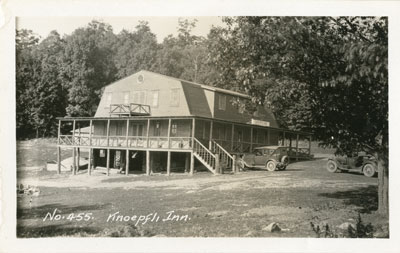 Postcard No 455 of the Knoepfli Inn, circa 1930