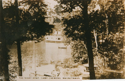 The Night Boat, Camp Chemong, Magnetawan, 1925