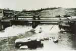 Wooden Water Dam, Magnetawan, circa 1900