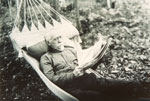 Older Gentleman Laying in a Hammock, circa 1930
