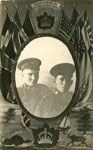 Portrait of Soldiers Edwin Nelson and Unknown Freeborn, 1918