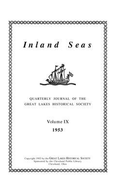 Inland Seas, v. 9, n. 3 (Fall 1953)