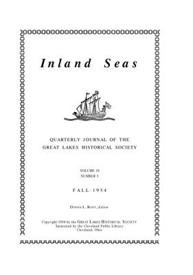 Inland Seas, v. 10, n. 3 (Fall 1954)