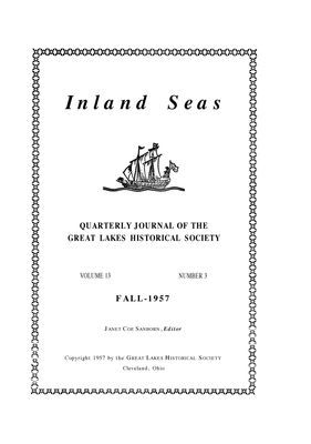 Inland Seas, v. 13, n. 3 (Fall 1957)