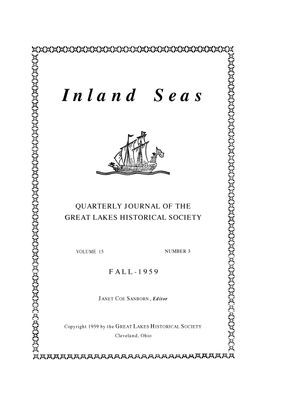 Inland Seas, v. 15, n. 3 (Fall 1959)