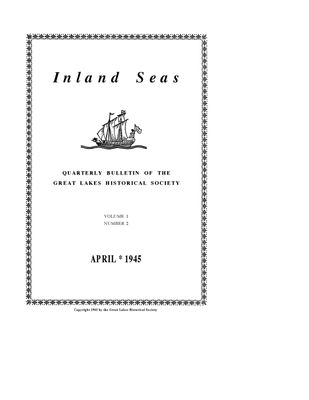 Inland Seas, v. 1, n. 2 (April 1945)