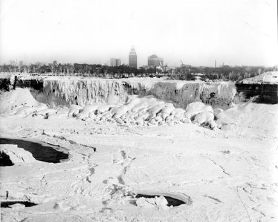 Goat Island and Prospect Point in winter.