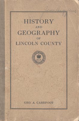 History and Geography of Lincoln County