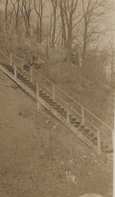 Steps to Queenston Dock, 1921.