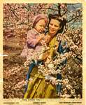 Peach Blossom Time- Mrs. I. J. Shirley and daughter Jeanne on the farm of A.R. Armstrong, Queenston, Ont.