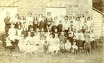 Pupils of old "stone" school in Queenston