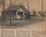 Jack Lutz house as a temporary library for Virgil residents