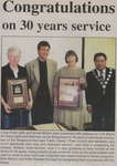 Linda Potter and Gerda Molson - 30 years of service as employees of the Niagara-on-the-Lake Public Library