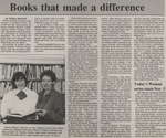 Books that made a difference