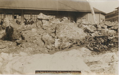 Ice jam 1909 at Lewiston, N. Y.