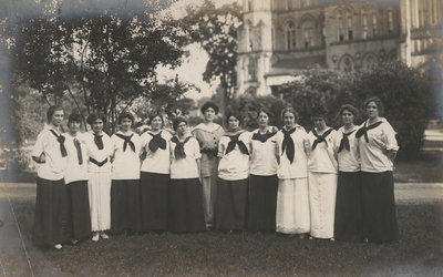 Luella Wallace Lowrey at Alma College in St. Thomas