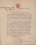 Letter from M. Dryden to William Armstrong re: Pan-American Exposition, 1902