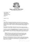 Letter from Bob Allen to Hon. Michael D. Harris re: Bicentennial Celebration Invitation