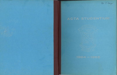 Niagara District Secondary School Yearbook (1964-1965)