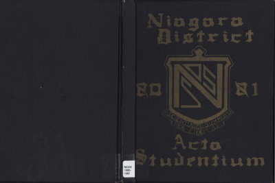 Niagara District Secondary School Yearbook (1980-1981)