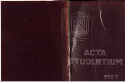 Niagara District Secondary School Yearbook (1956-1957)