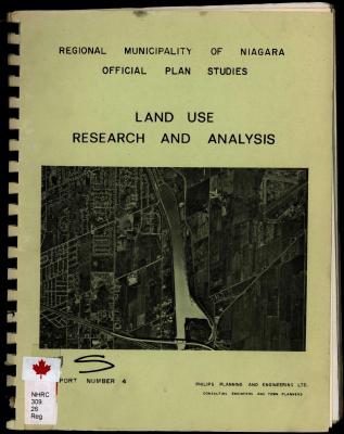 Regional Municipality of Niagara Official Plan Studies: Land Use Research and Analysis