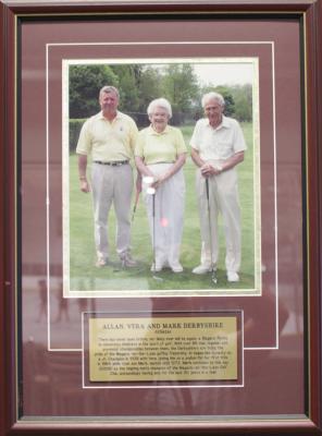 Allan, Vera and Mark Derbyshire