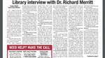 Library Interview with Richard Merritt