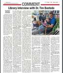 Library Interview with Dr. Tim Bastedo