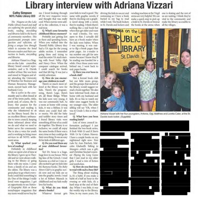 Library Interview With Adriana Vizzari