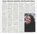 Library interview: Animation artist Ruxandra Buture