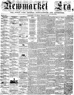 Newmarket Era , 21 Feb 1862