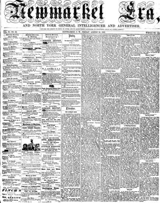 Newmarket Era , 22 Aug 1862