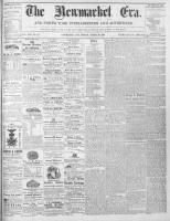Newmarket Era , August 28, 1868