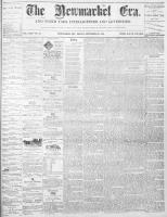 Newmarket Era , September 24, 1869
