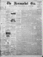 Newmarket Era , March 21, 1873
