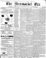 Newmarket Era , August 12, 1898
