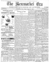 Newmarket Era , August 26, 1898