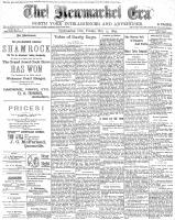 Newmarket Era , October 13, 1899