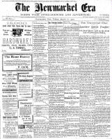 Newmarket Era , March 16, 1900