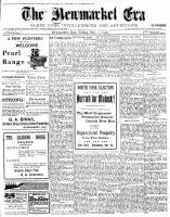 Newmarket Era , November 2, 1900