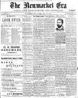 Newmarket Era , December 18, 1903