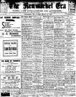 Newmarket Era , March 29, 1907