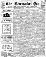 Newmarket Era , July 26, 1907