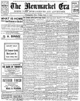 Newmarket Era , September 6, 1907