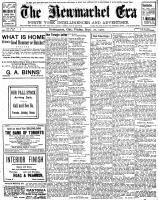 Newmarket Era , September 20, 1907