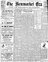 Newmarket Era , November 29, 1907